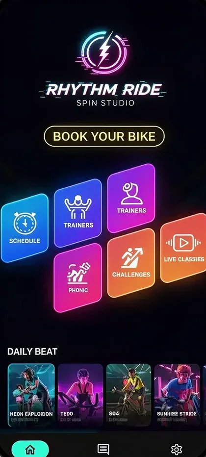 Spin studio member app